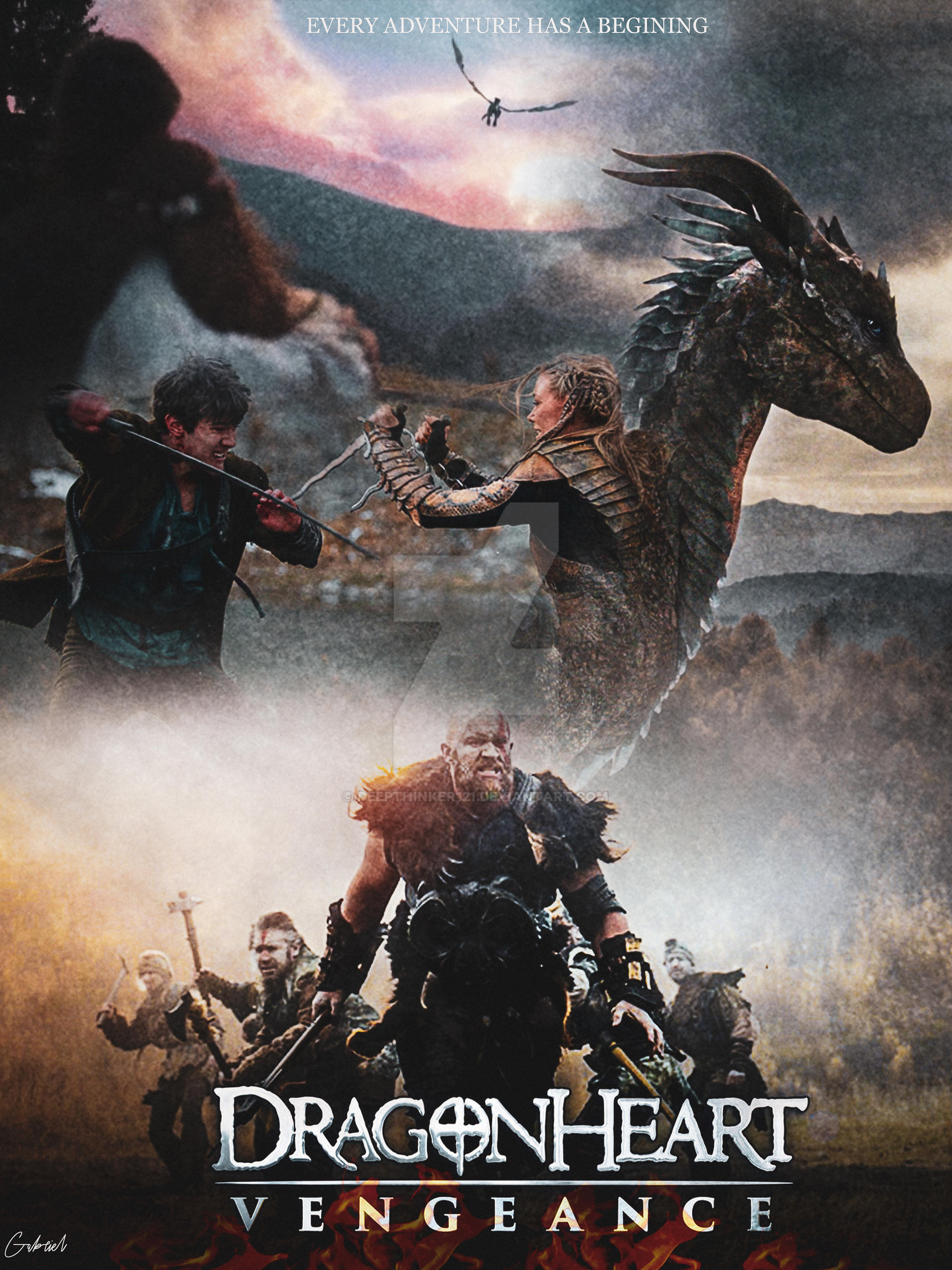 Dragonheart Vengeance 2020 Poster by Deepthinker121 on DeviantArt