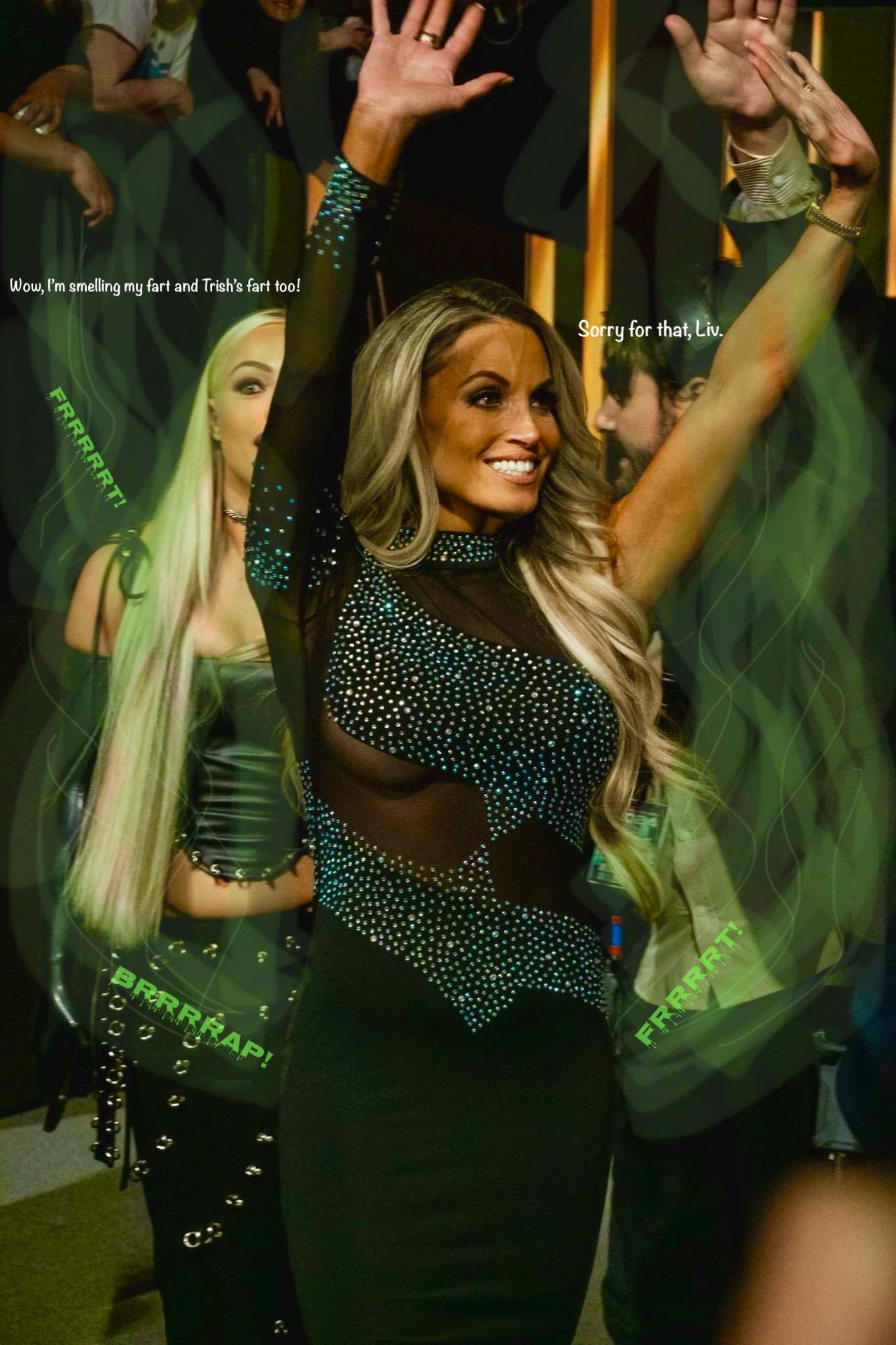 Trish and Liv share a moment