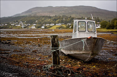 Boat on dry land