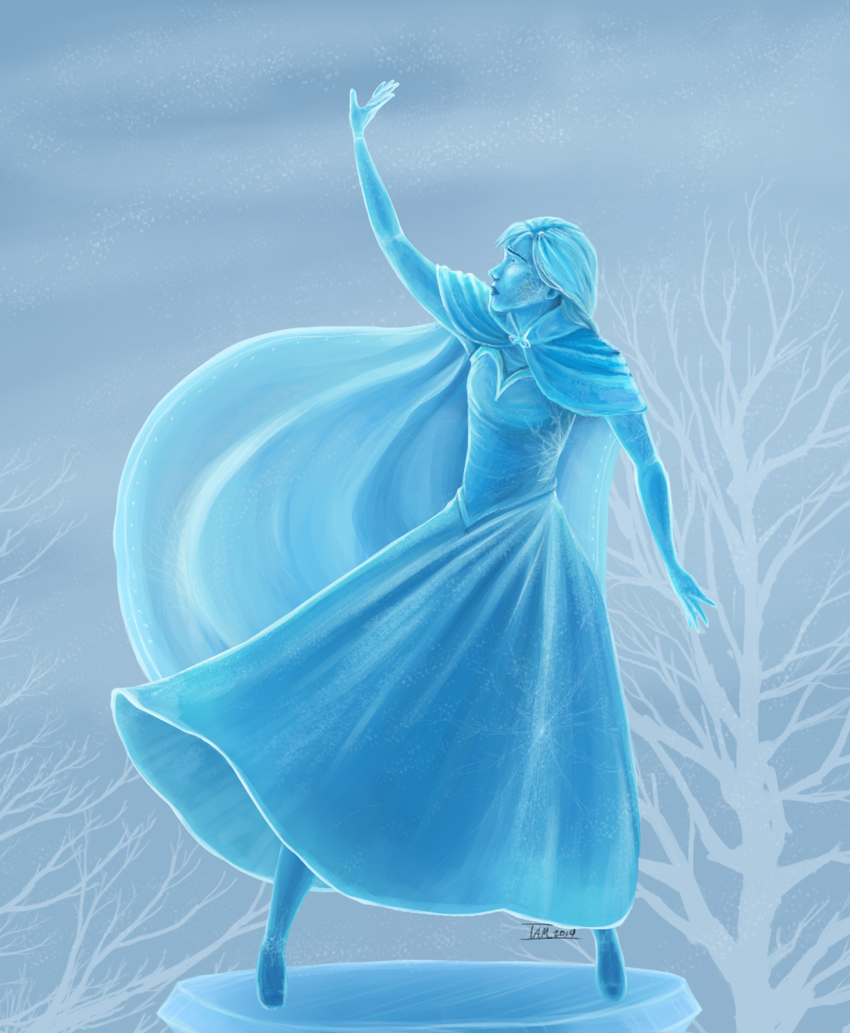 Anna Cold Frozen Anna by TamHorse on DeviantArt