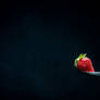 strawberry on spoon