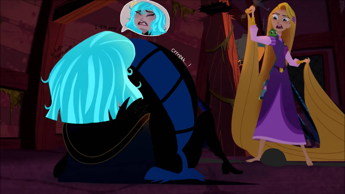 Deviantart's Tangled Inflation Problem Rapunzel has had enough by PenilianCasserole on DeviantArt