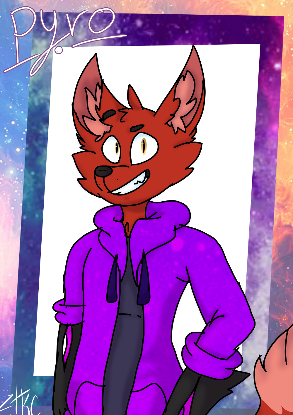 Pyro fan drawing by KittyPityy on DeviantArt