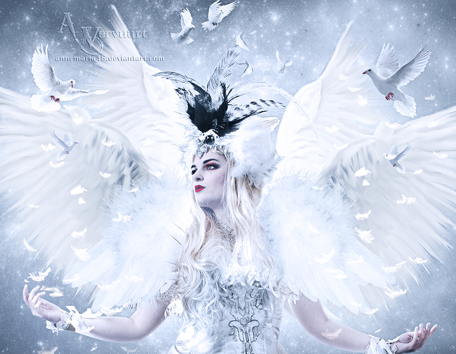 The White beauty angel by annemaria48