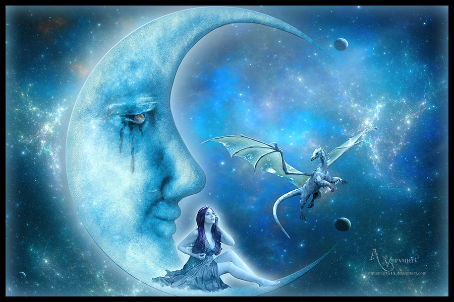 The sad moon by annemaria48 The sad moon by annemaria48