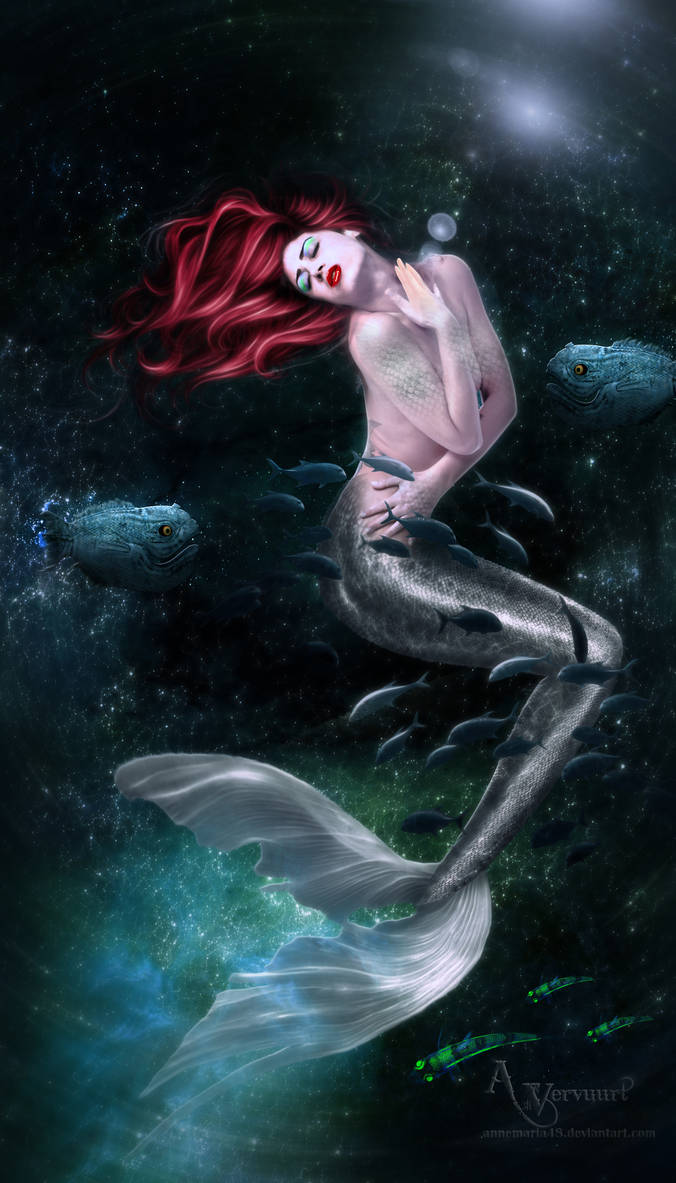 Mermaid underwater by annemaria48 on DeviantArt