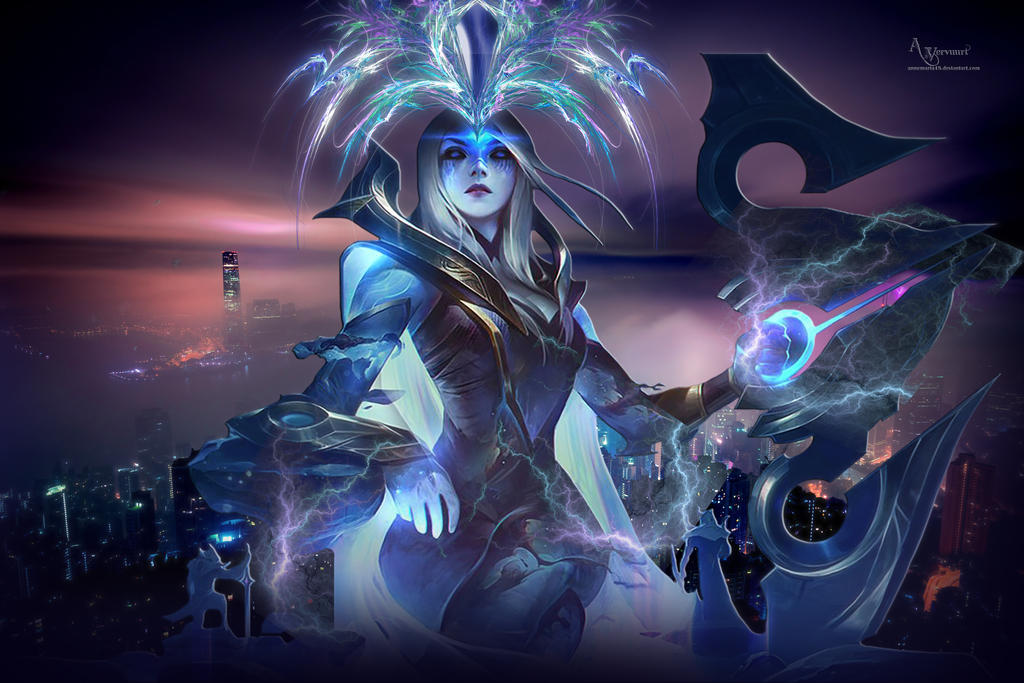 Cosmic Queen Ashe - Render by LoL-Overlay on DeviantArt
