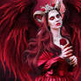 The red beauty angel