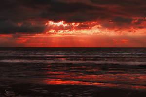 Sunset paint oil