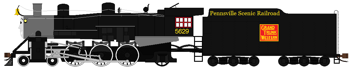 Jensen the Grand Trunk Western 5629 by SteampunkPup261 on Jensen the Grand Trunk Western 5629 by SteampunkPup261 on