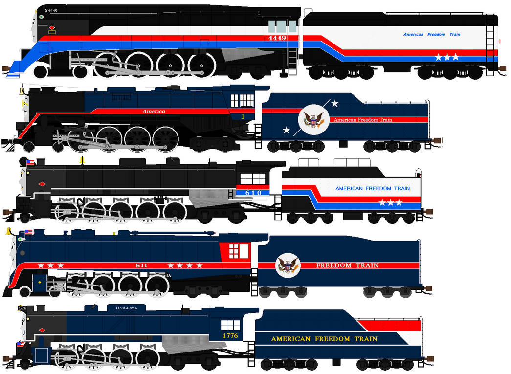 American Freedom Train Stars by SteampunkPup261 on DeviantArt