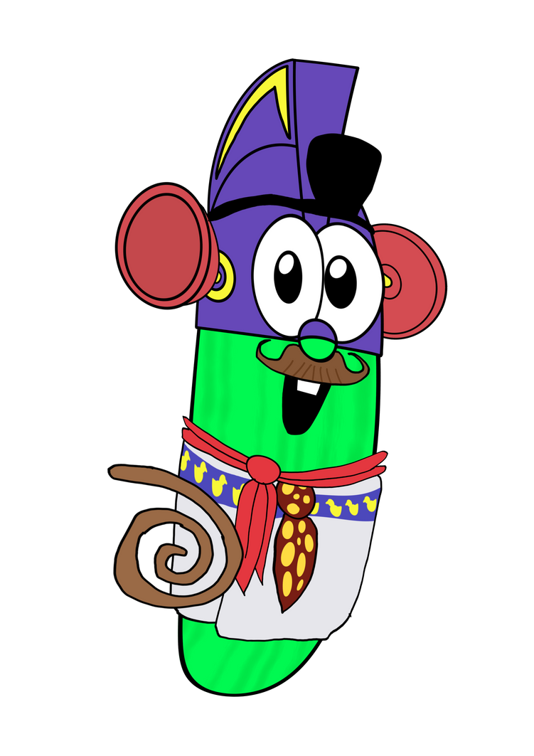 Month III: Larry the Cucumber (VeggieTales) by JYArtStation on DeviantArt
