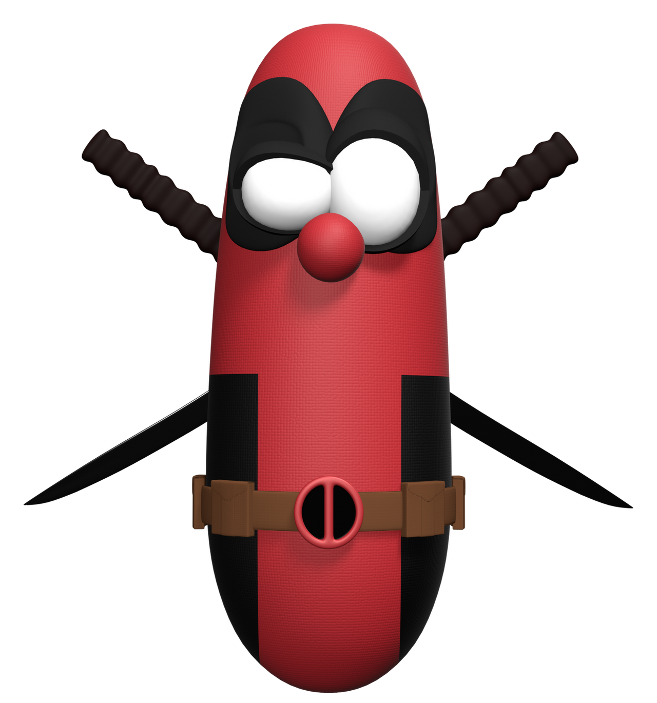 Redpool Larry the Cucumber as Redpool by JYArtStation on DeviantArt