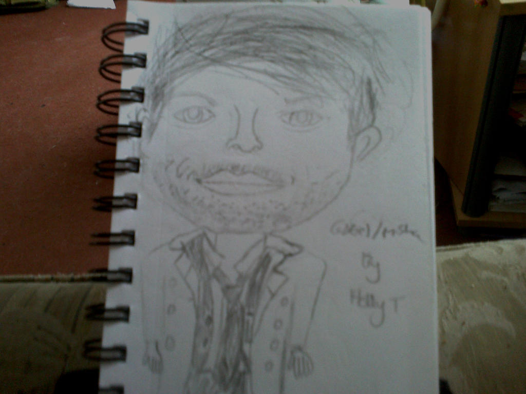 Castiel drawing.