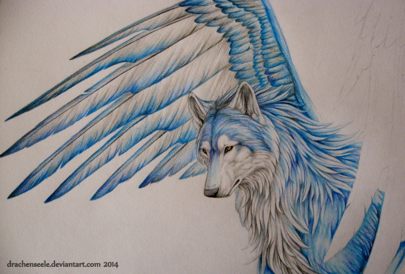 Wolf with wings WIP