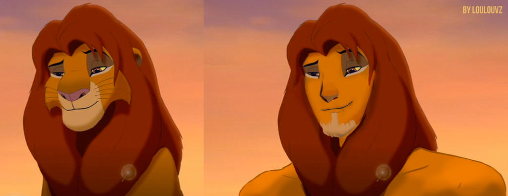 Simba Human version by LoulouVZ on DeviantArt