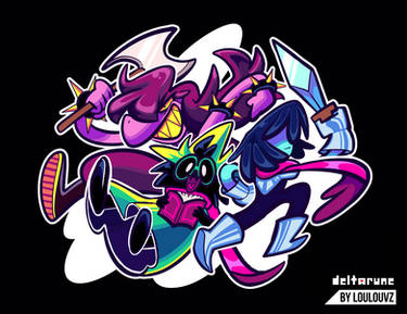 Deltarune Fanart - By LoulouVZ