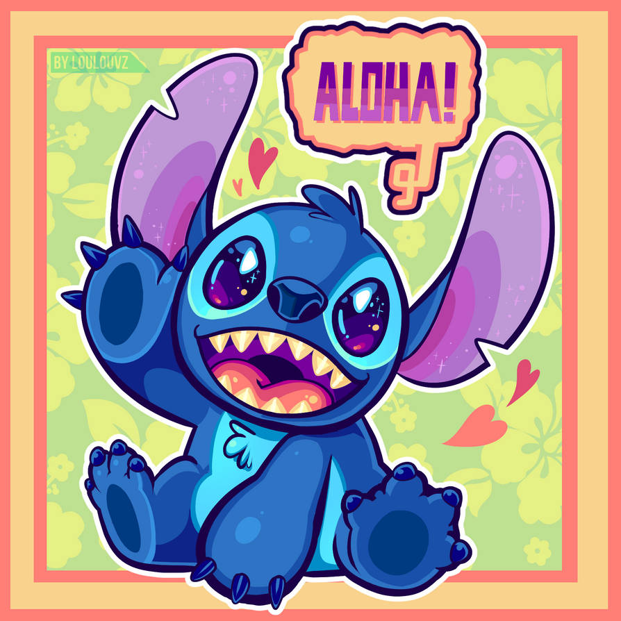 Stitch Commission by LoulouVZ on DeviantArt