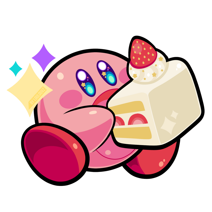 Kirby Sticker - By LoulouVZ by LoulouVZ on DeviantArt