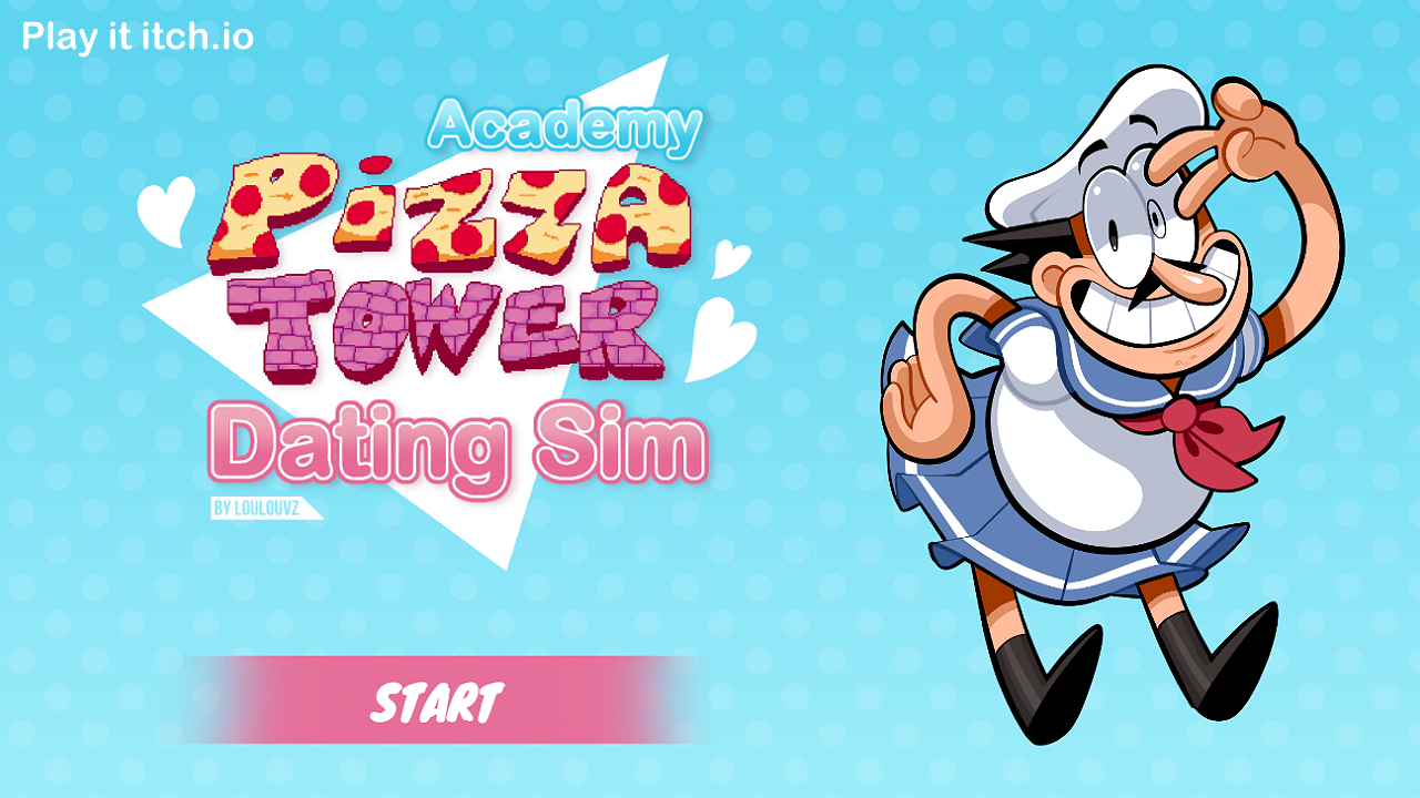 Pizza Tower Academy - Dating Sim by LoulouVZ
