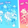 Choose a team!  Cool or  Hot