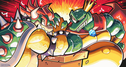 Bowser VS King K. Rool