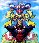 All Might and his mecha