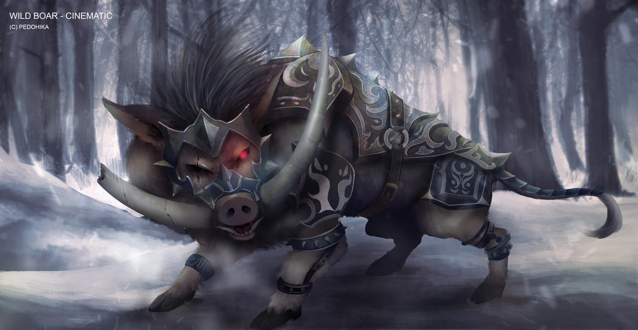 Cinematic_wild boar