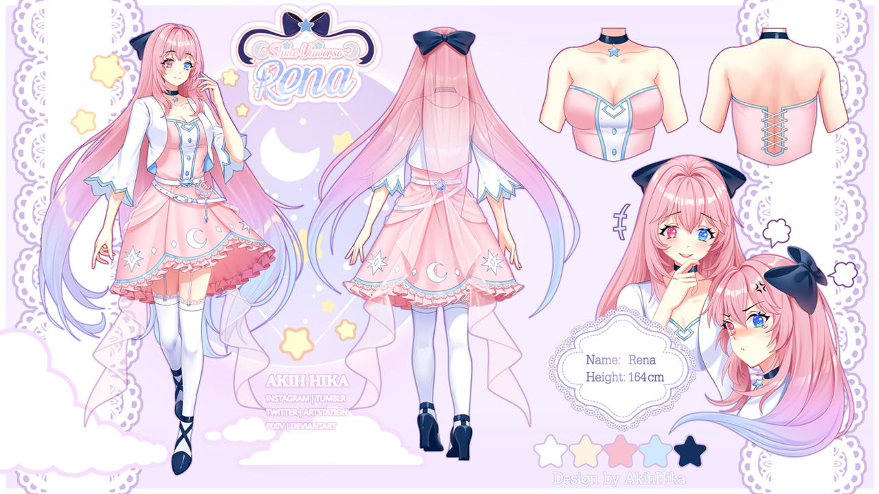 Character sheet commission by AkihHika on DeviantArt