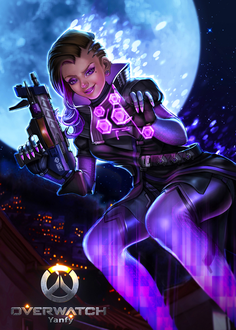 overwatch sombra fanart