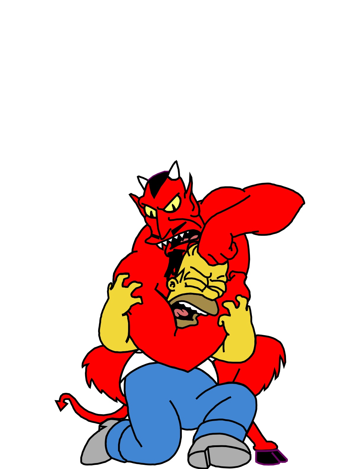 sad devil homer wallpaper by MattFastix43 - Download on ZEDGE™