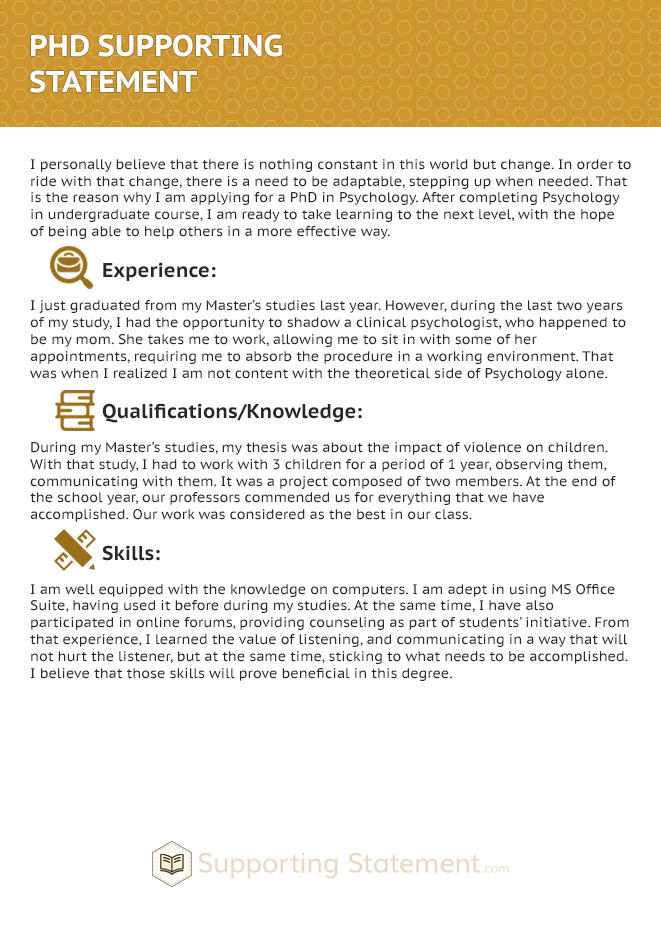 PhD Supporting Statement by supportingstatement on DeviantArt