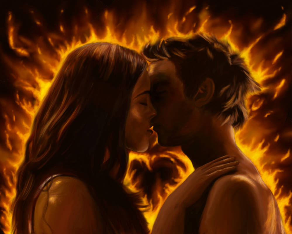 Горяче обнимаем. Мужчина и женщина в огне. Влюбленная пара в огне. Огни любви. Страсть огонь.
