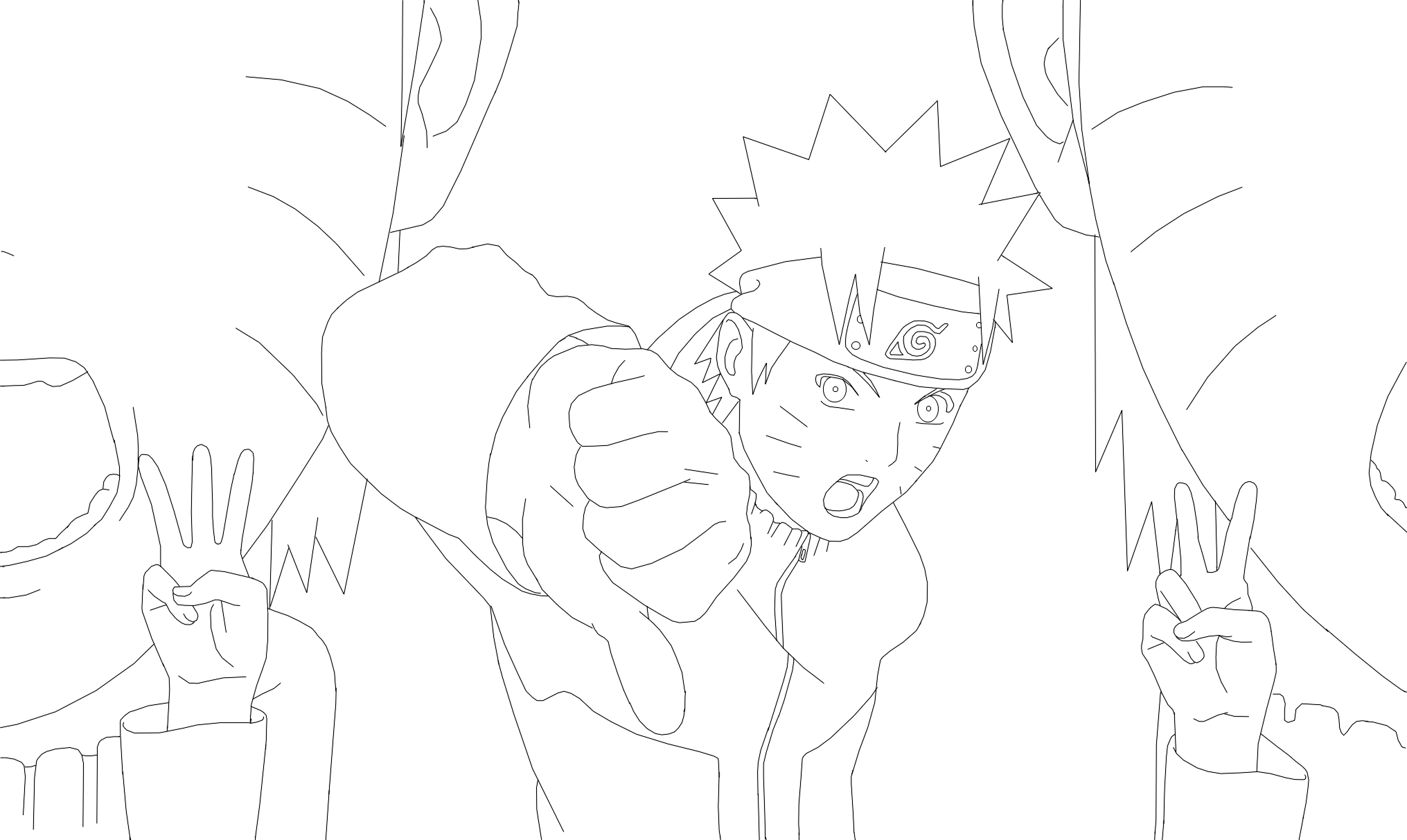 Coloring page - Naruto herói