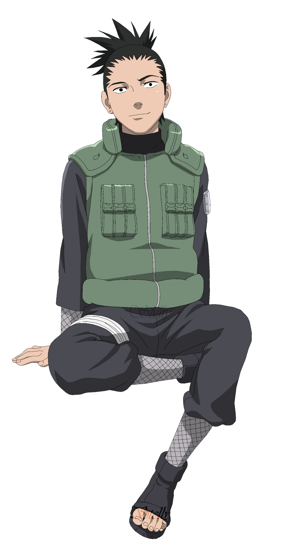 Shikamaru Nara - Lineart Colored by DennisStelly on DeviantArt