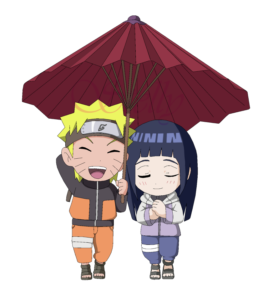 Naruto e Hinata Chibi - Lineart Colored by DennisStelly on DeviantArt.