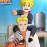 Naruto and Bolt - Father and son