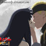 NaruHina Kiss - Lineart Colored