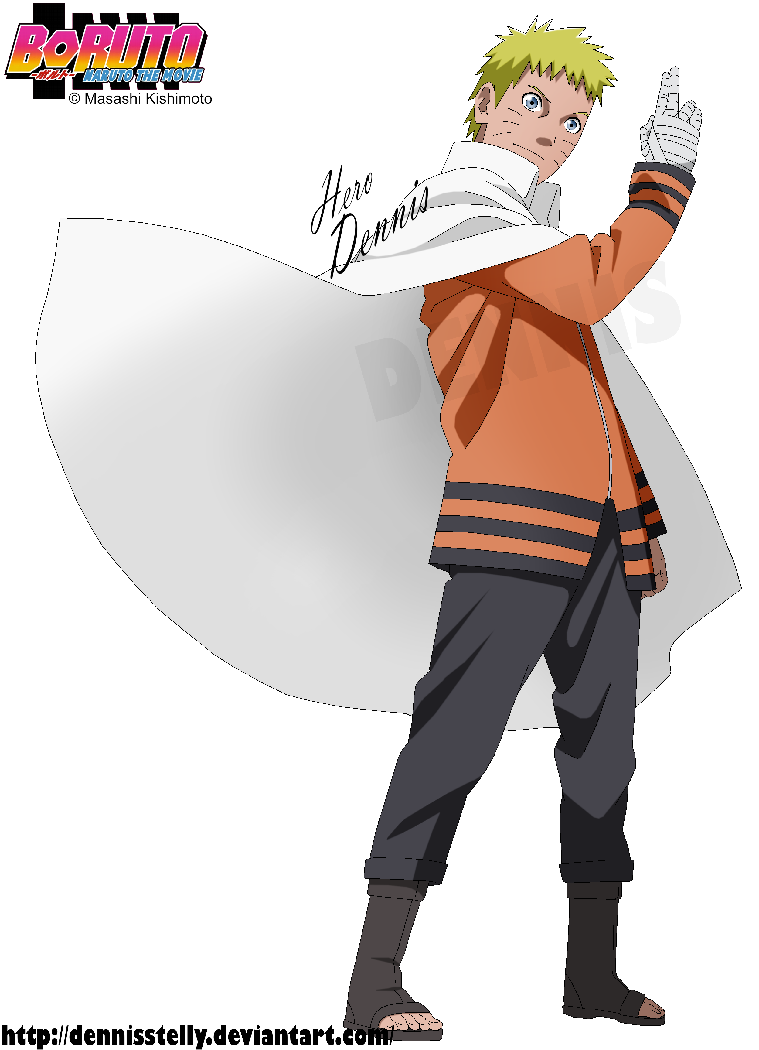 Naruto Uzumaki Hokage (Boruto) render by biahbassi on DeviantArt