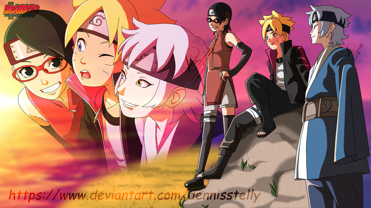 Naruto Next Generation - Boruto and Tentou by DennisStelly on DeviantArt