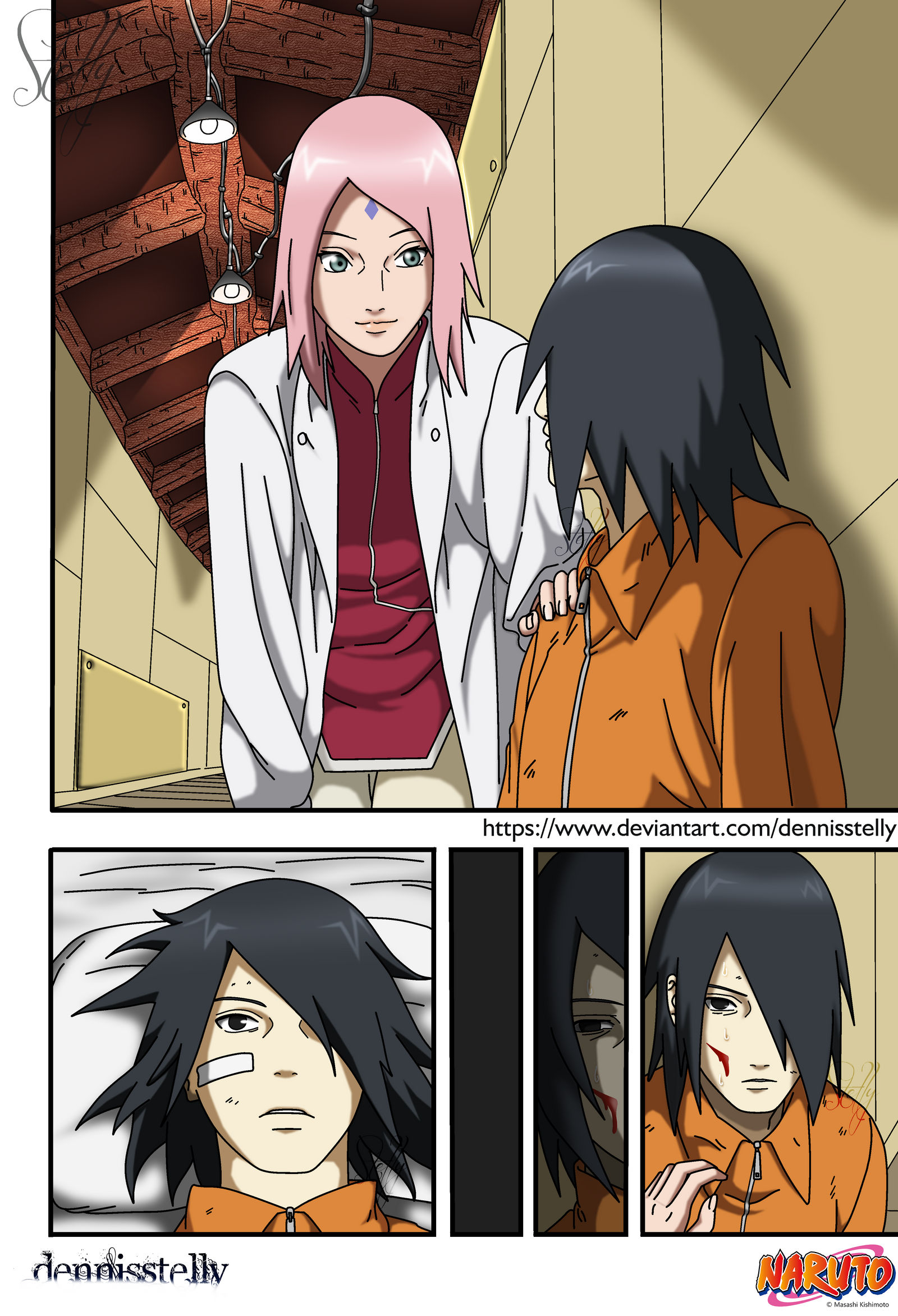 Sasuke Retsuden chapter 03 Colored by DennisStelly on DeviantArt