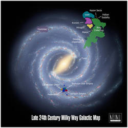 24th Century Galactic Map