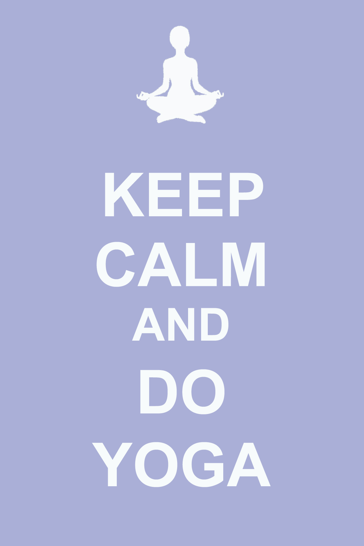 byDaccas. Keep calm and do yoga