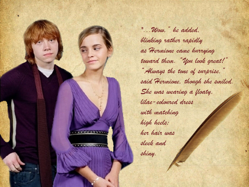 Ron Hermione Wallpaper 6 by didimilenkova on DeviantArt Ron Hermione Wallpaper 6 by didimilenkova on DeviantArt