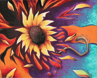 Sunflower Painting