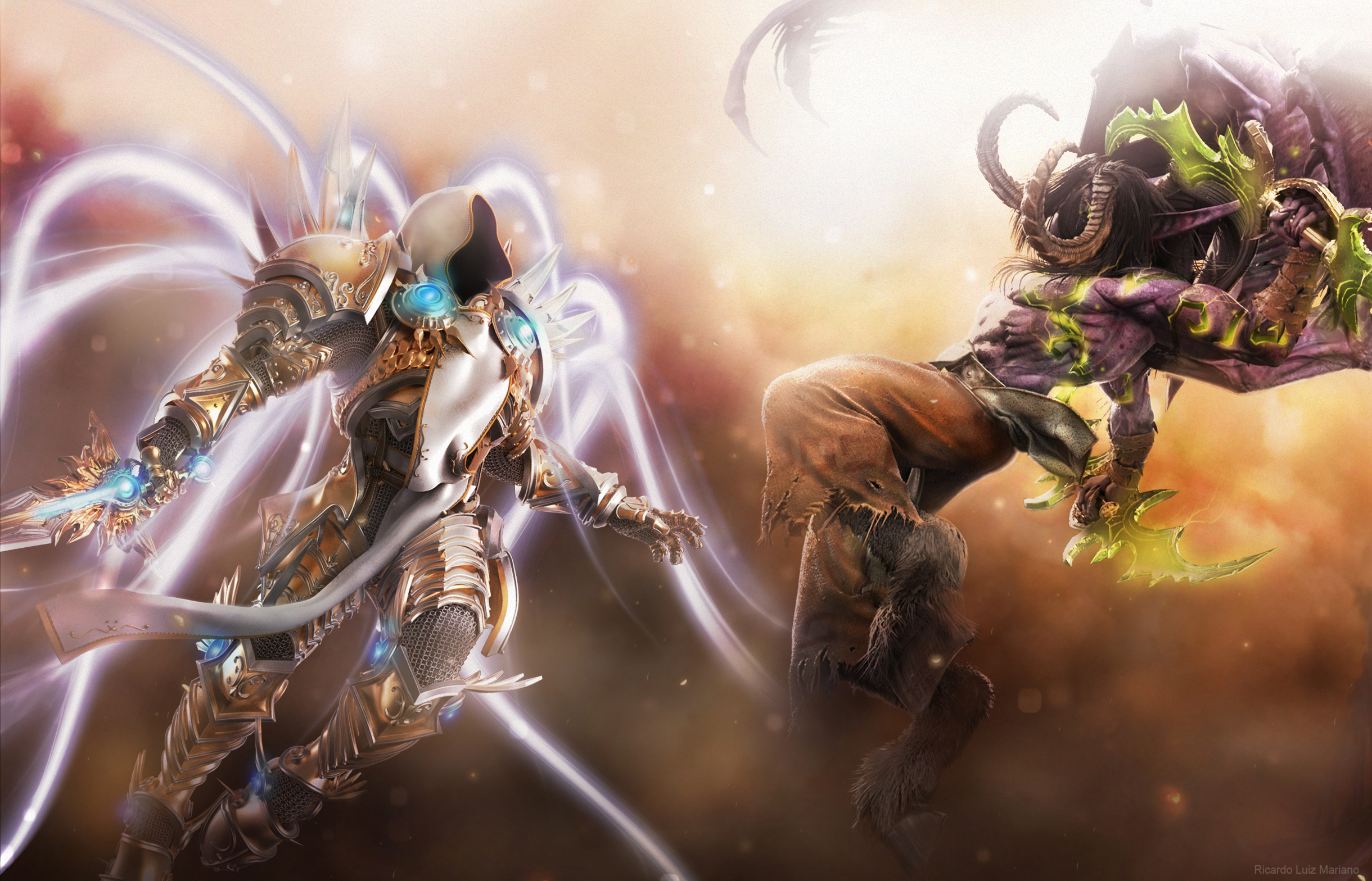 Tyrael vs Illidan