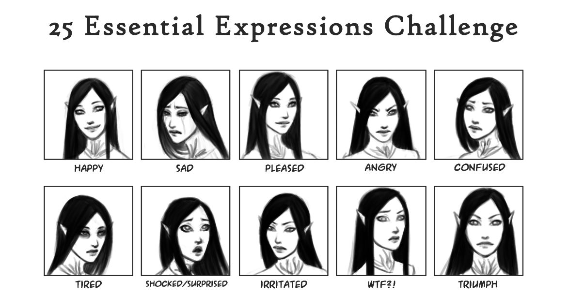 Sassy Expressionexpression 25 Expressions of Sae by Saeyre on DeviantArt