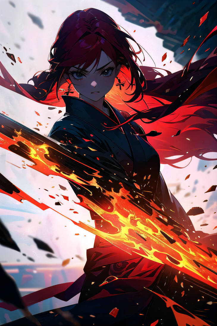 Fire Samurai by DiserGreen on DeviantArt