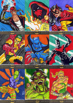 Batman The Legend sketch cards 2