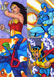 DC Epic Battles sketch cards 3